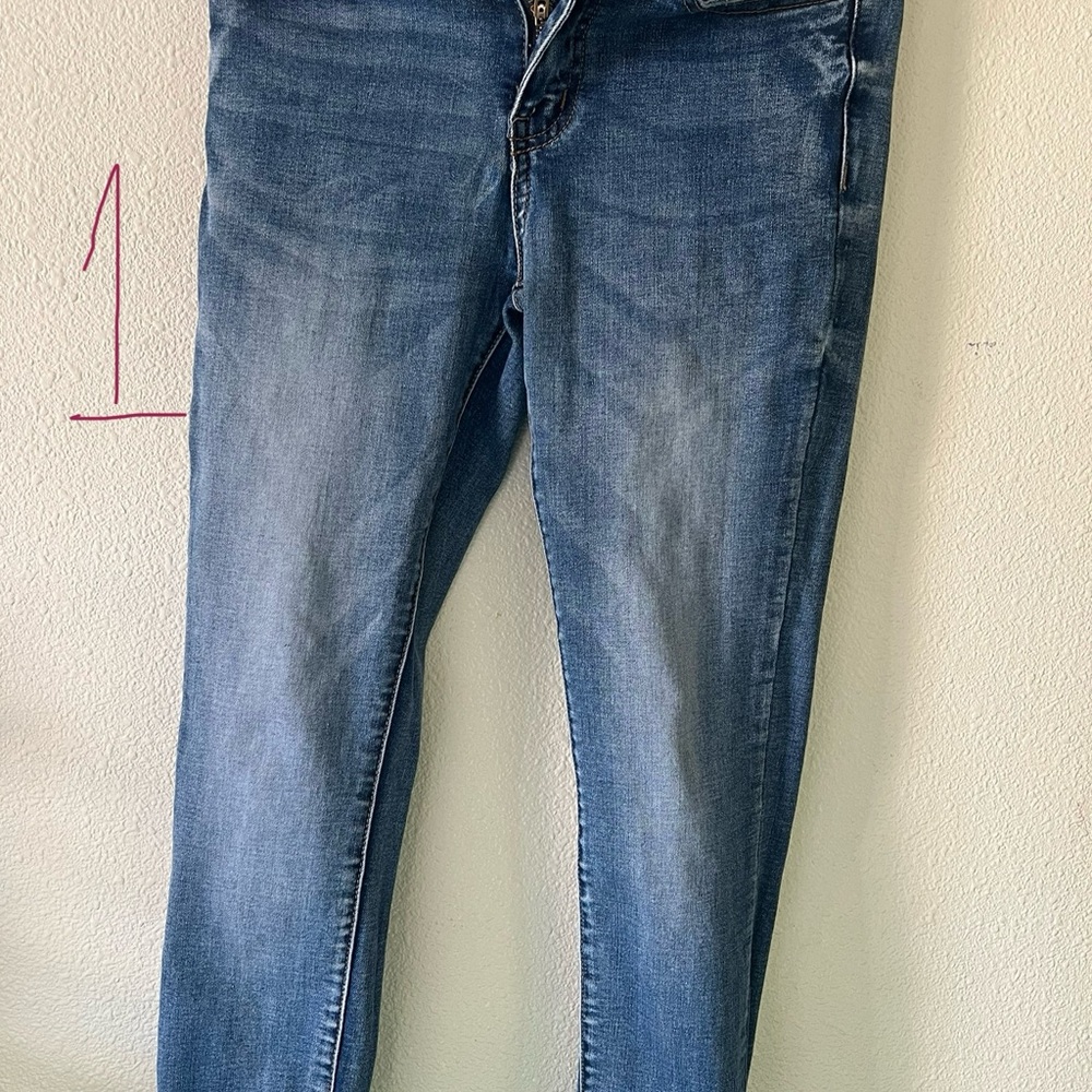 Denim Blue Straight Leg Women's Jeans